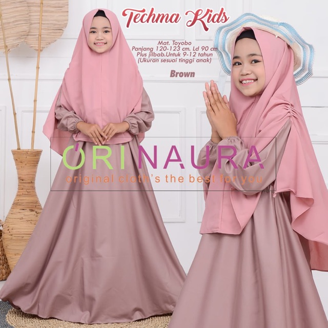 TECHMA KIDS GAMIS  MUSLIM WANITA ANAK GAMIS  MUSLIM ANAK 