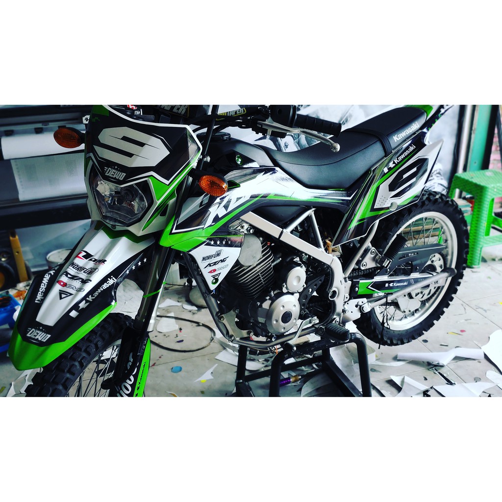 decal klx bf keren decal klx bf simpel decal klx bf gold decal klx supermoto