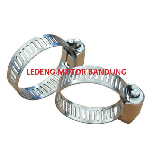 Klem Stainless Small Size 8-23mm Hose Clamp Kleman Selang Gas Pipa PVC 1/2 3/4 5/8 7/8