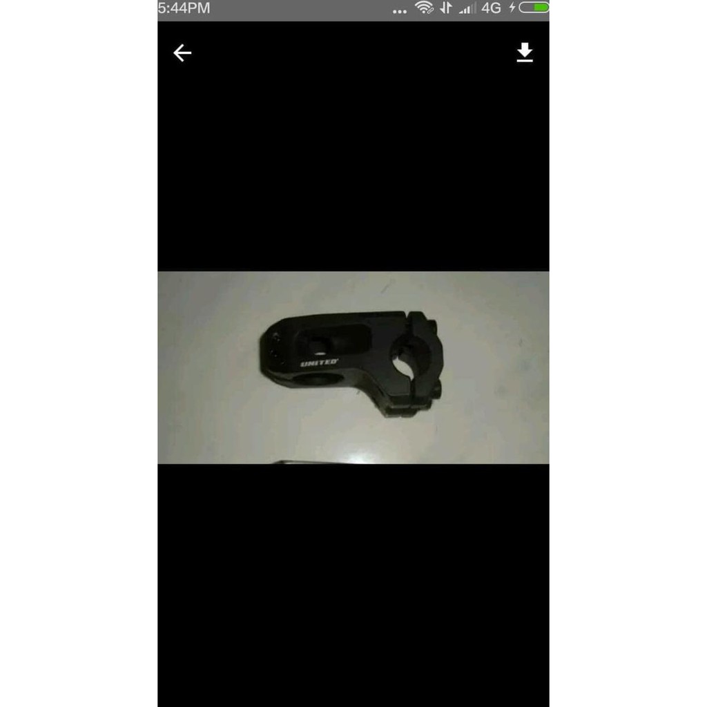 Stem Stang Sepeda Bmx Merk United Warna Hitam Nandaputriag