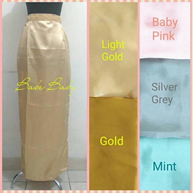 Rok Panjang Satin Velvet