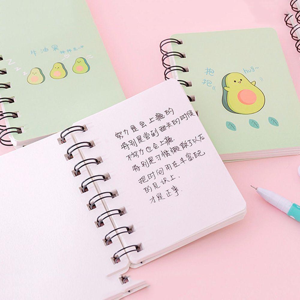 Lanfy Coil Notepad Hadiah Buku Latihan Anak Sekolah Kantor Supply A7 Bantalan Tulisan Stationery Diary Book