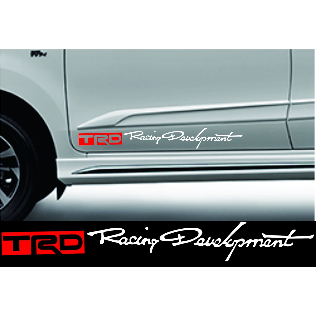 stiker trd racing development samping 60cm