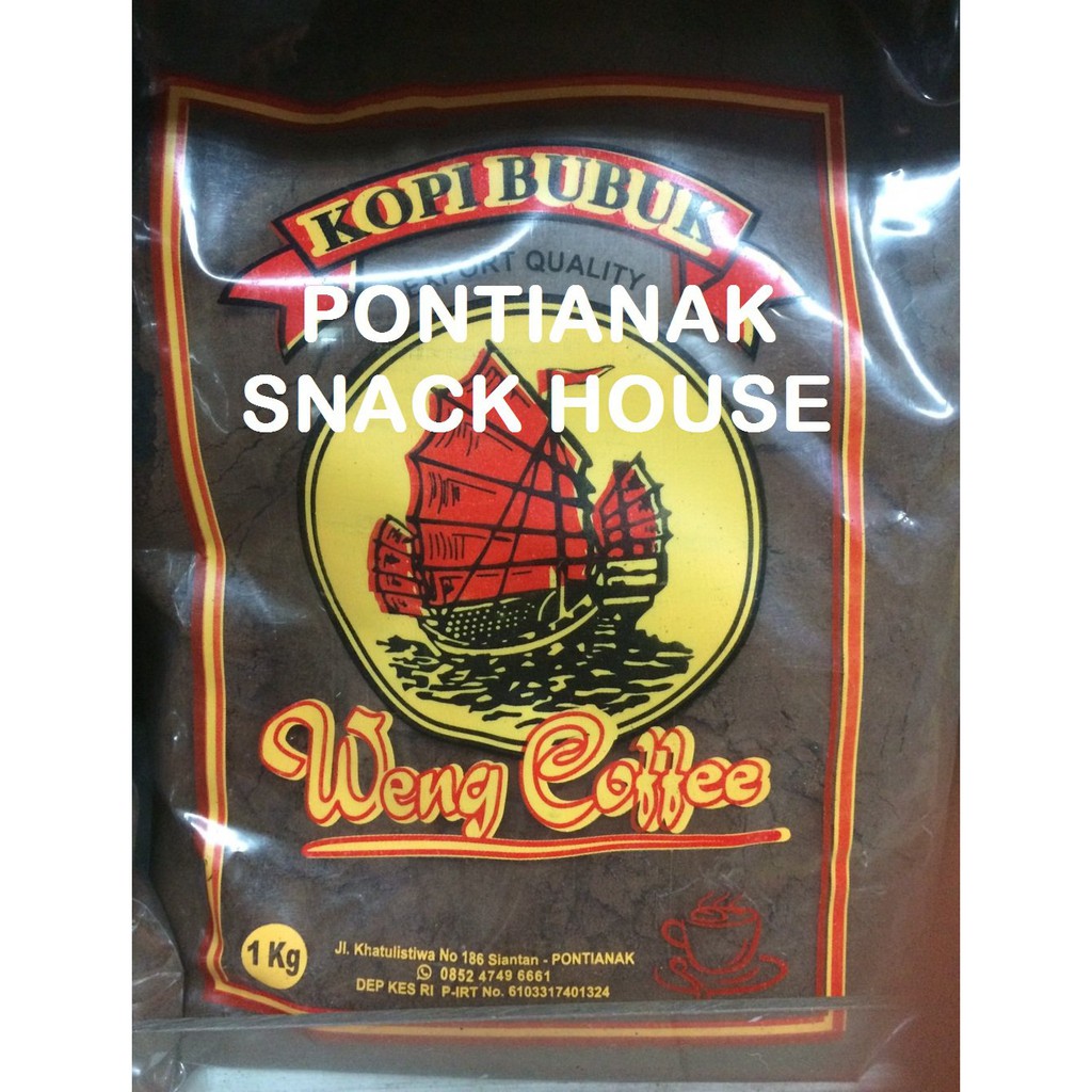 

KOPI BUBUK WENG COFFEE (1000 GR) KHAS SIANTAN PONTIANAK