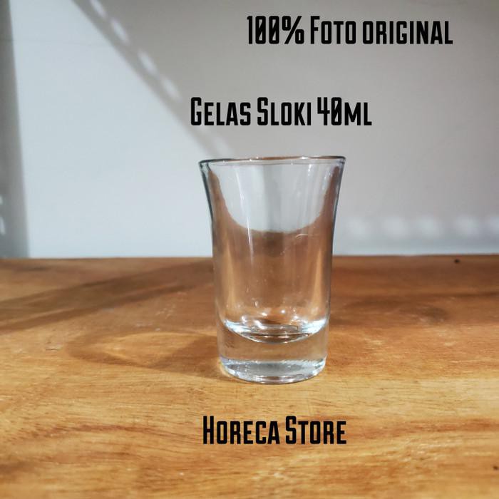 Gelas sloki 40ml. Sloki Kaca kecil . Shotter Glass. Gelas espresso
