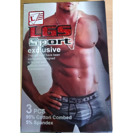CD PRIA LGS BOXER ORIGINAL /Celana Dalam Pria Boxer LGS Leggs 633
