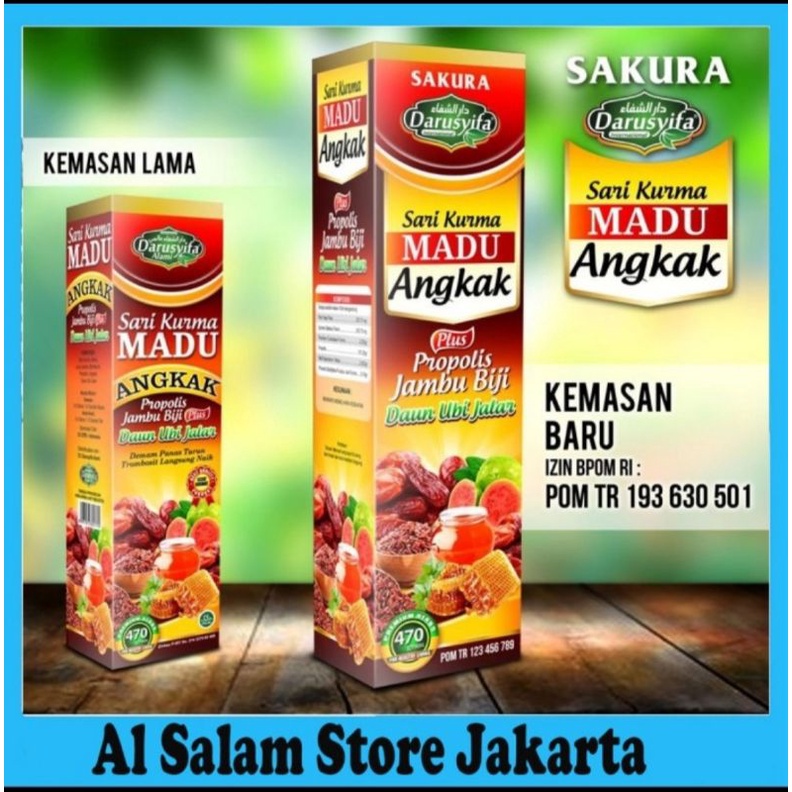 

Sari Kurma Madu Angkak Plus Jambu Biji plus Ubi Jalar Darusyifa Sakura