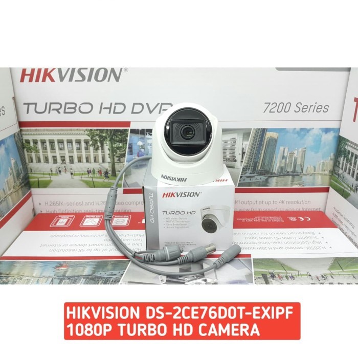 Kamera CCTV HIKVISION 2MP 1080p Indoor DS-2CE76DOT-EXLPF - DUAL LIGHT