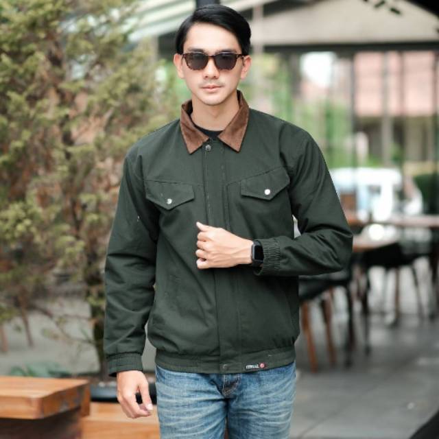 Jaket Flight Baby Canvas ~ Jaket Flight Cowok Terbaru