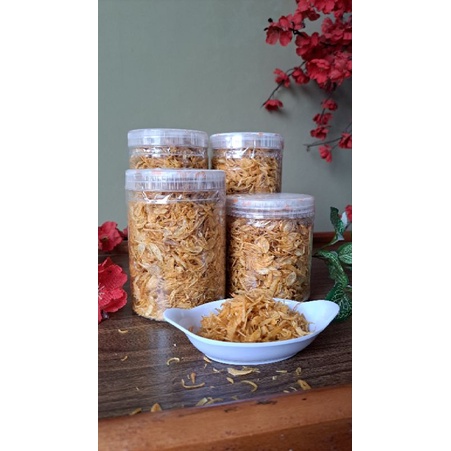 

Bagor Bawang goreng renyah kriuk (TANPA CAMPURAN & MSG) Ukuran Toples Medium