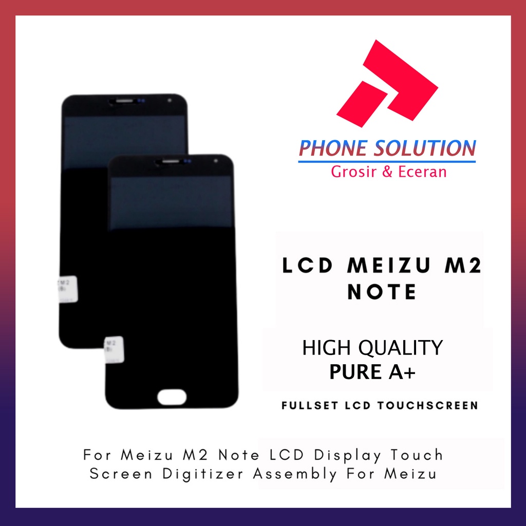 LCD Meizu M2 Note Original Fullset Touchscreen // Supplier LCD Meizu - Garansi 1 Bulan