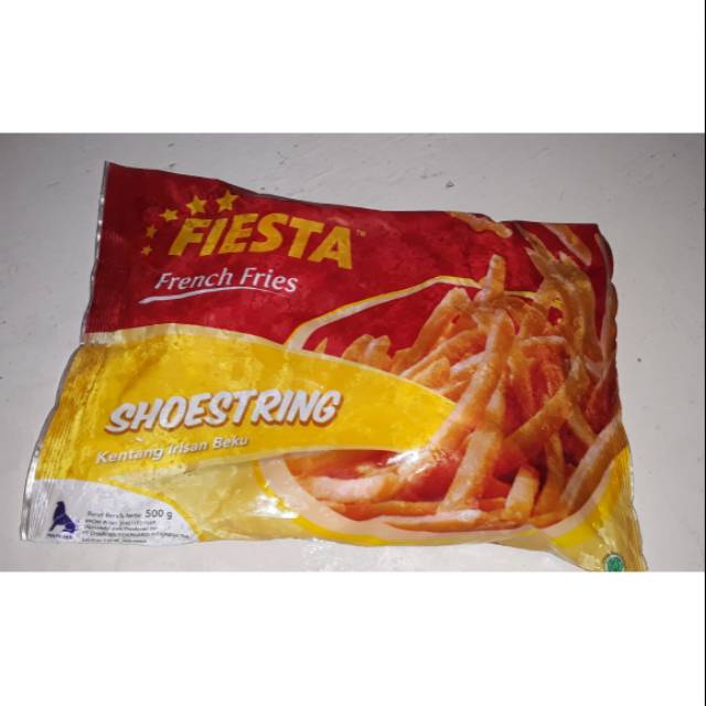 

FIESTA FRENCH FRIES 500gr (setengah kg) Harga distributor!!