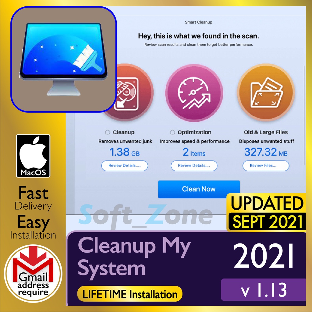

Clnp My Systm 1.13 - Spd Up Yr Mc & Imprv Prfrmnc [mcOSX BgSr (Intl & M1)Spprt] - Dgtl Dwnld