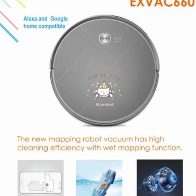 Mamibot EXVAC660 Platinum Robot Vacuum Cleaner ada terus