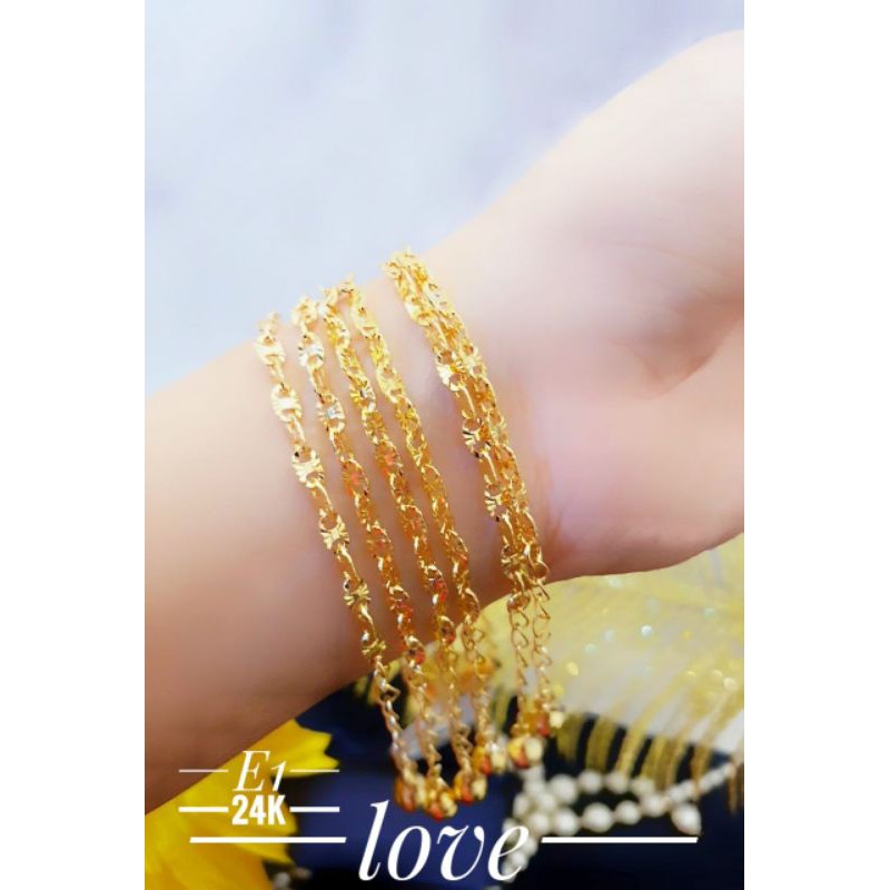 Xuping gelang lapis emas 24K Yt55a