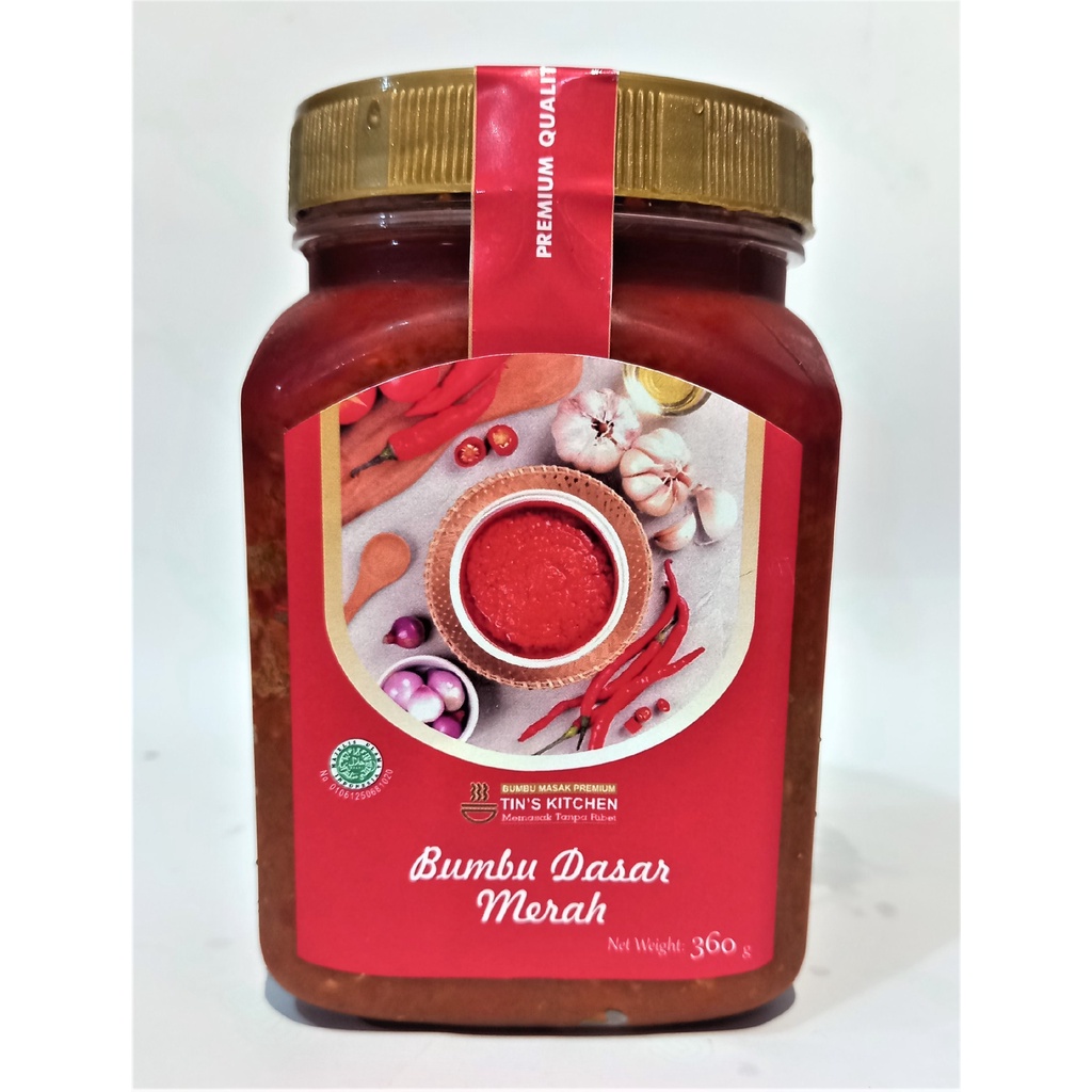 

Bumbu Dasar Merah Bumbu Dasar Merah Yummy Kemasan 360 Gram Tins Kitchen Bumbu Balado, Sambal Goreng, Rica-Rica Bumbu Dasar Masakan
