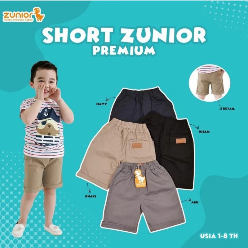 Celana pendek anak laki laki Chinos cowok Bahan Katun Short Pants Zunior