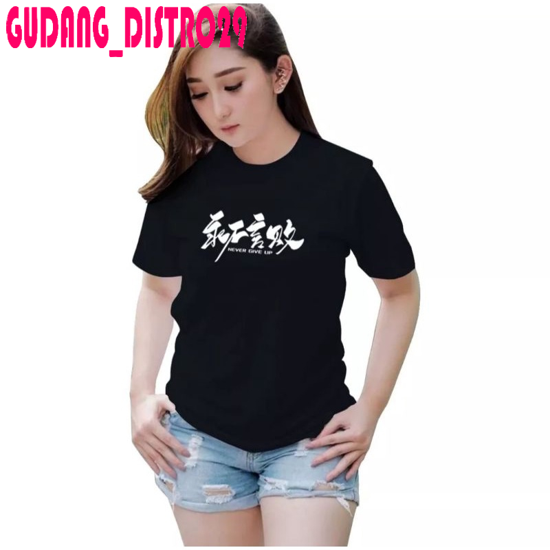 KAOS DISTRO CEWEK/T-SHIRT WANITA/Kaos LOVE YOU/BAJU Atasan /KAOS MANDARIN
