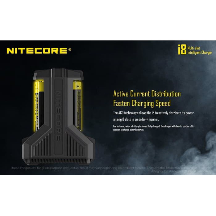 Nitecore i8 Intellicharger Universal Battery Charger 8 Slot - i 8