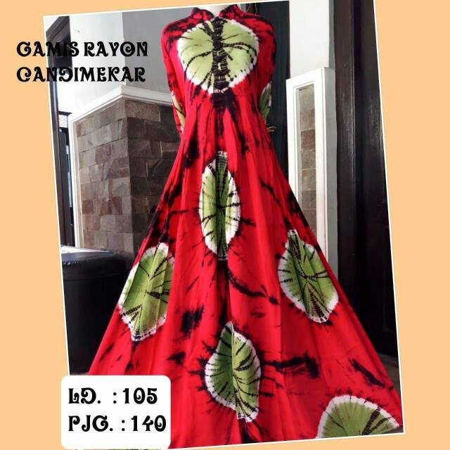 Gamis rayon candi mekar