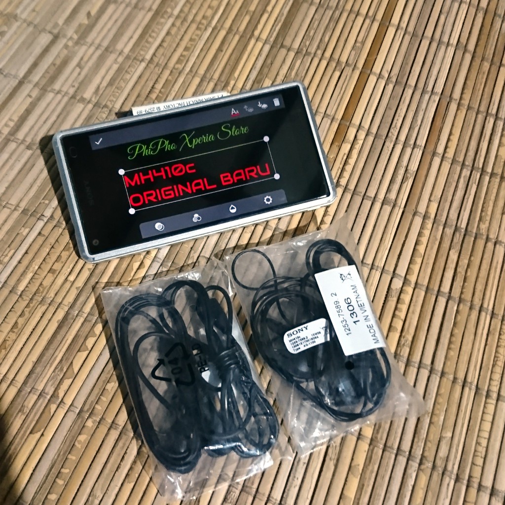 Headsfree Earphone Headset Sony MH410c Original