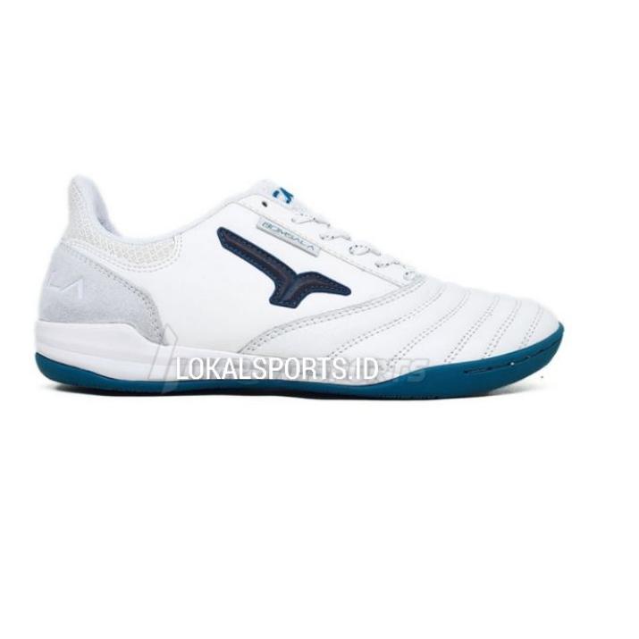 Bagus Dipakai.. Sepatu Futsal Calci Bomsala Beyonder White - Calci Bomsala Anchor - Bomsala Ancor - 