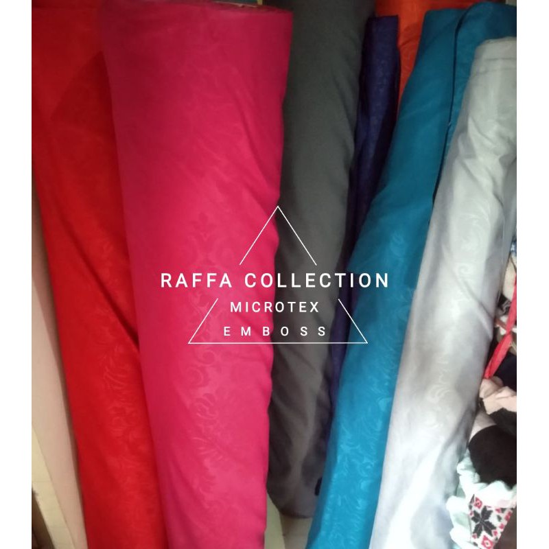 KAIN EMBOSS MICROTEX BAHAN SPREI