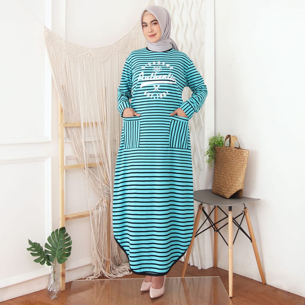 Gamis Salur Kantong saku kiri kanan | Ukuran Jumbo