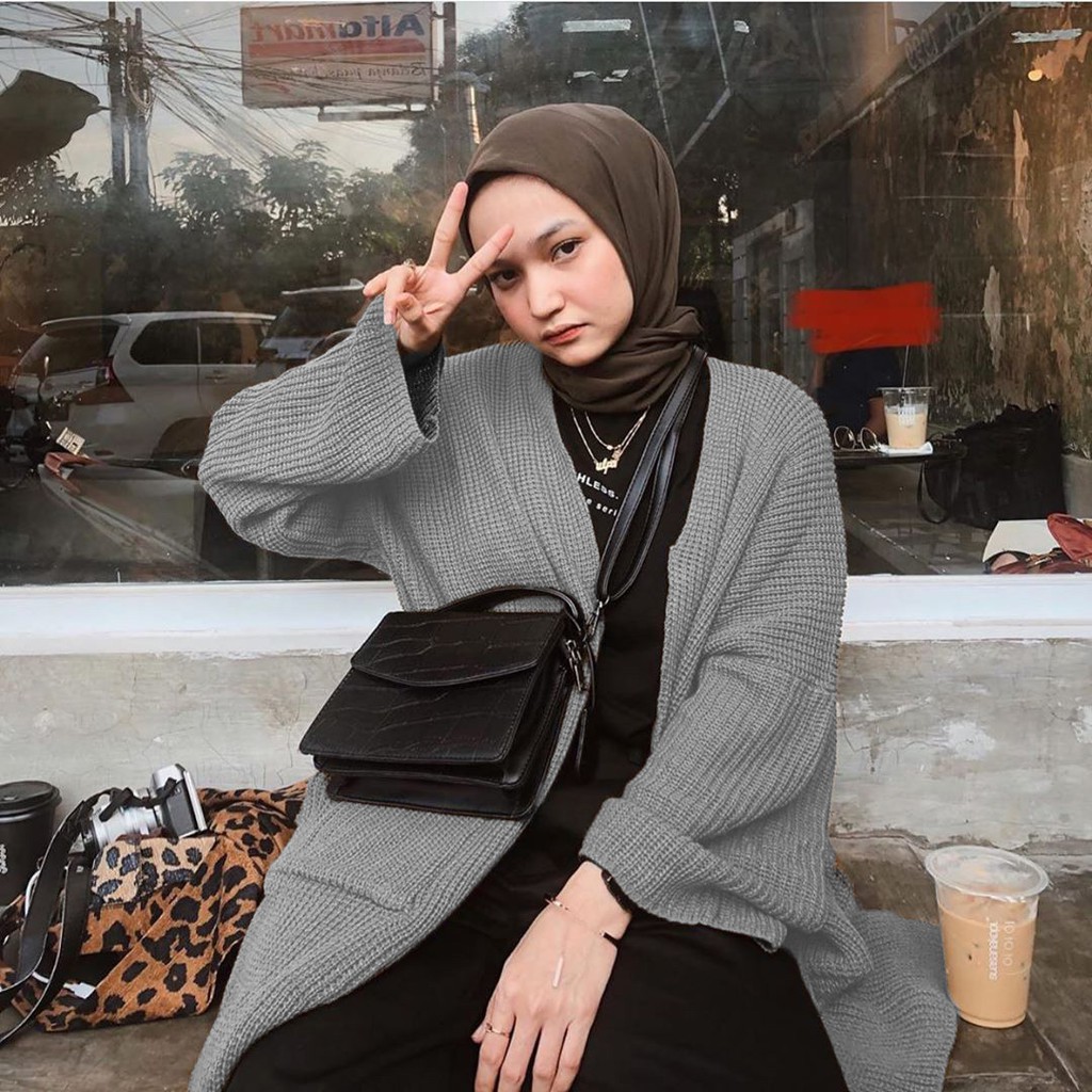 LONG CARDIGAN RAJUT TEBAL OVERSIZED MAGRA-5