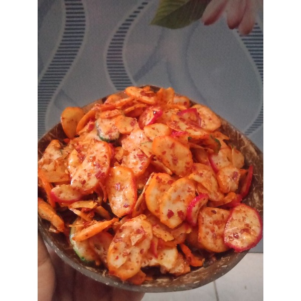 

krupuk seblak daun jeruk