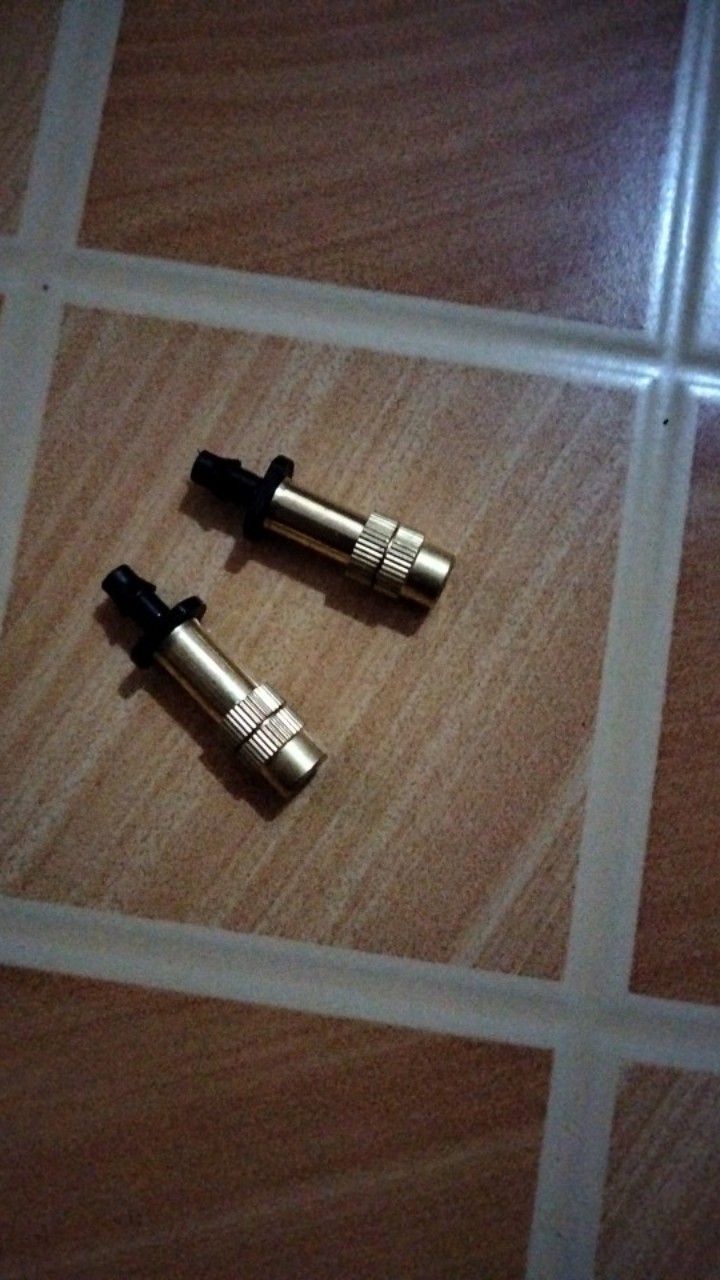 Alat Siram Irrigation Head Sprinkler 0.5 Mm Sprayer Nozzle Adjustable Spray Air Taman Kebun Kandang