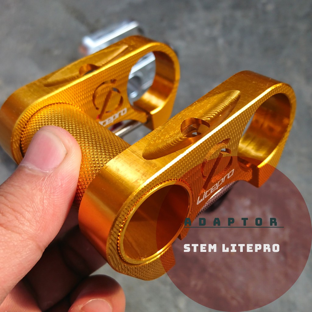 Adaptor Stem Litepro untuk Seli Sepeda Lipat 25.4 mm