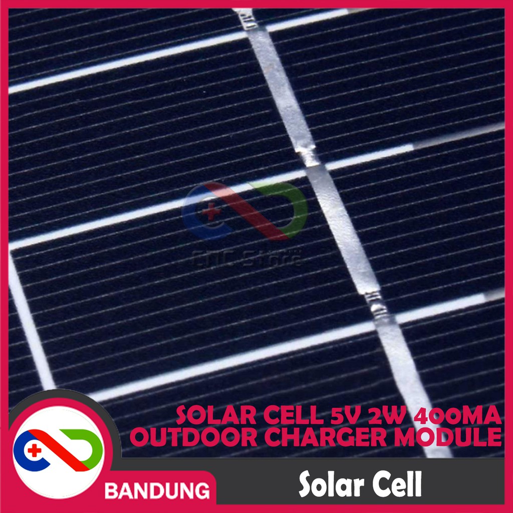 SOLAR CELL 5V 2W 400MA PANEL SURYA OUTDOOR CHARGER MODULE