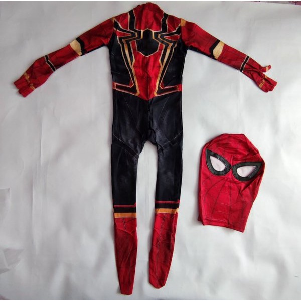 Kostum Spider Man Dewasa Anak Import Baju Cosplay Spiderman No Way Home Costume Ulang Tahun