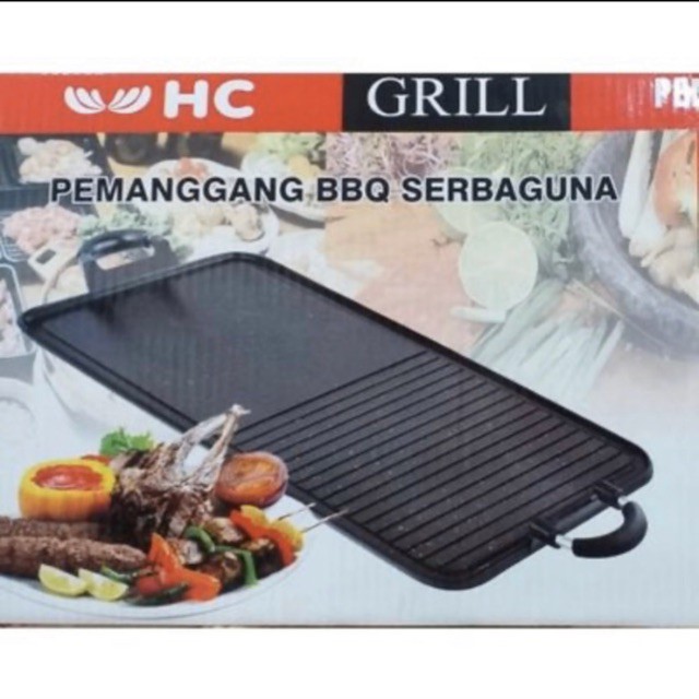 MULTI GRILL PAN PEMANGGANG SERBAGUNA panci pemasak teflon sate