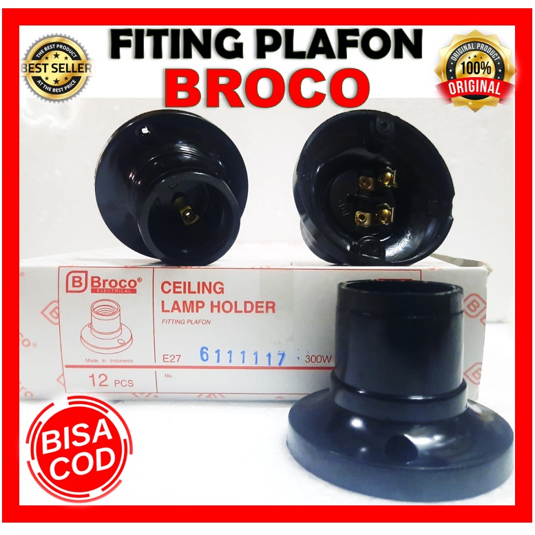 Broco Fitting Tempel Hitam 210L Fiting Tempel Broco Asli Original 100%