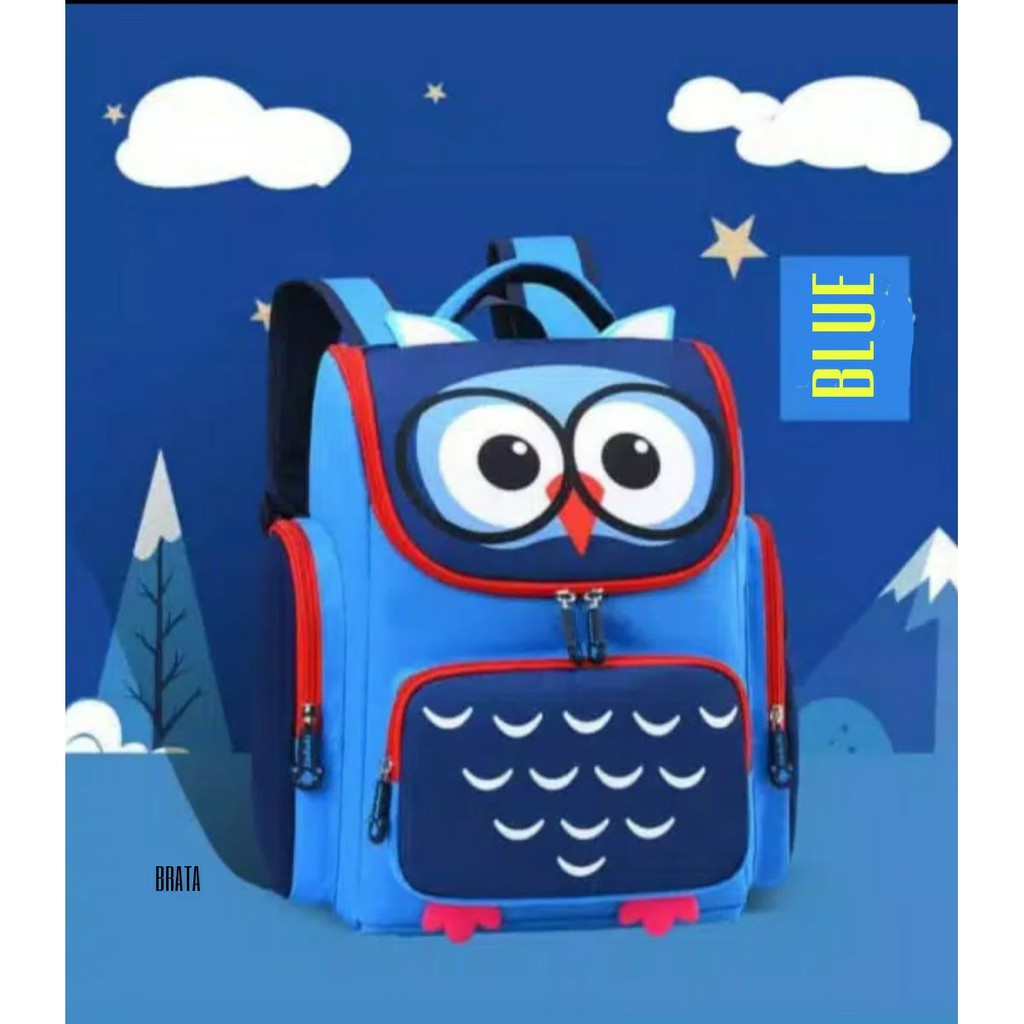 Tas ransel anak serbaguna model Owl cute