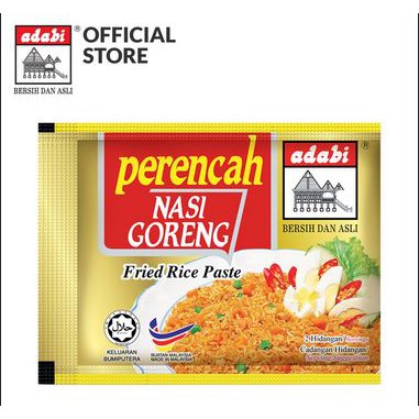 16 PCS ADABI PERENCAH NASI GORENG 30G BUMBU NASGOR HALAL MALAYSIA