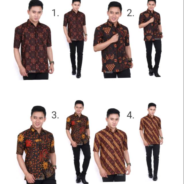 HEM BATIK UNGGUL JAYA/KEMEJA BATIK LENGAN PENDEK original unggul jaya