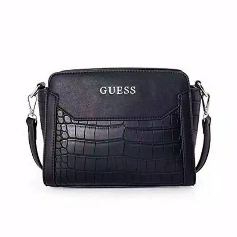 Tas Guess croco handbag