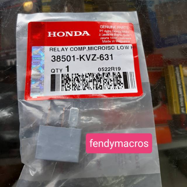 Relay stater kaki 4 beat pop esp original ahm