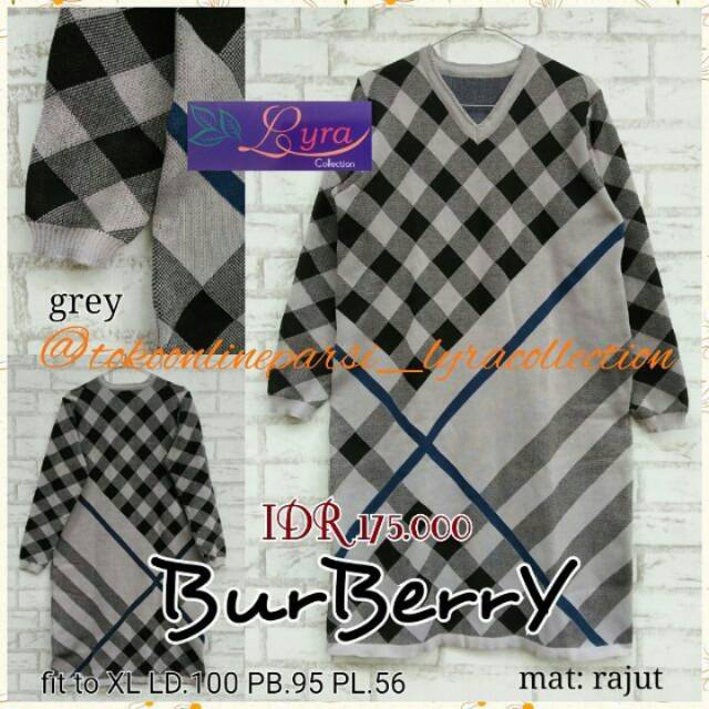 BURBERRY SWEATER TUNIK RAJUT