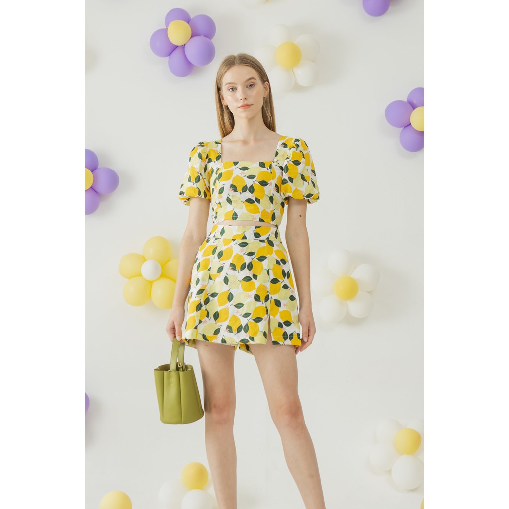 Oudre Sunmi Set in Lemon