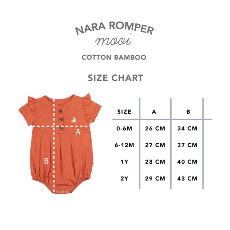 AMBYAR Last Stock MOOI ROMPER RUFFLE / NARA ROMPER ROMPER BAYI JUMPSUIT FASHION ANAK BAYI PEREMPUAN 0-24 BULAN S23