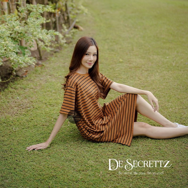 DeSecrettz DARCIE Baju Loungewear Cute Model Korea, Homewear Dress, Casual Dress, Dress Rumahan Model Rok, Bahan Katun, Lembut dan Adem Di Kulit, Bisa COD