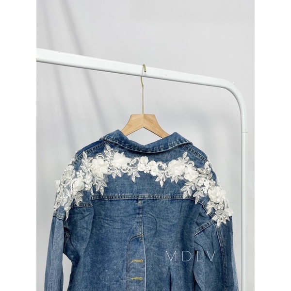 MDLV ~ 2018 JEANS JASMINE JAKET KOREA TERBARU JAKET DENIM PREMIUM IMPORT TIFANNY JEAN FASHION IMPORT