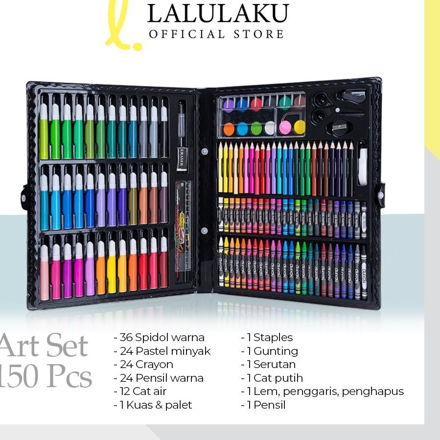 

4v9Uj--PENSIL WARNA 1SET - PENSIL WARNA SET CRAYON COLOURING SET