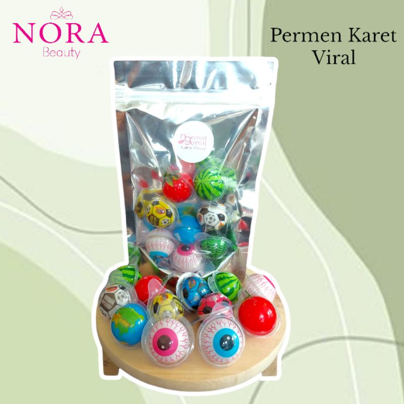 

Permen Karet Viral / Bubble Gum Viral Mata Globe Bola Buah Mixed //murah