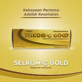 Selkom C-Gold (100 Butir= 1 Box)