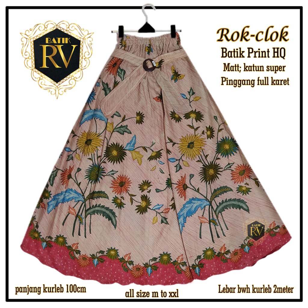 BAWAHAN ROK BATIK TERBARU Rokbatikterbaru Bahawanterlaris Roksoganbatik Rokklok Batikrok Bawahan Batik Klok payung Batikpayung Rokpayung Rok Batikasli-motif2
